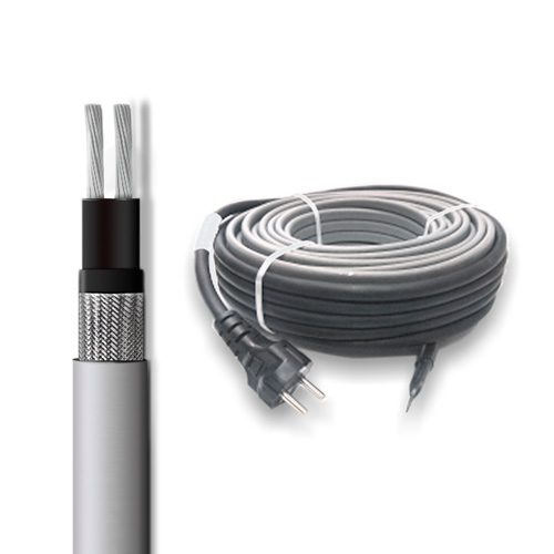 Саморегулирующийся кабель SRL 16-2CR на трубу 1м (комплект) - фото