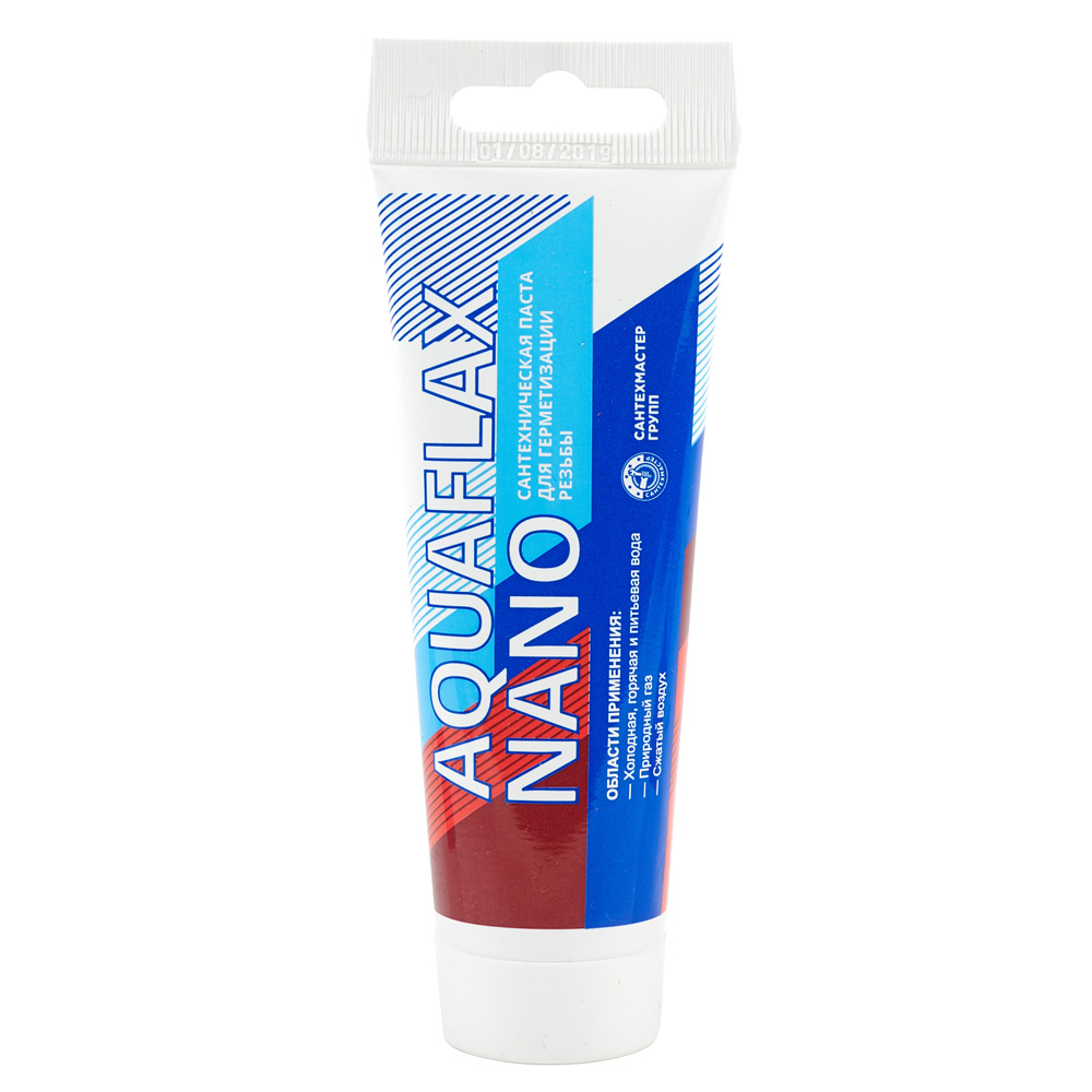 Паста уплотнительная Aquaflax Nano, тюбик 80г. - фото