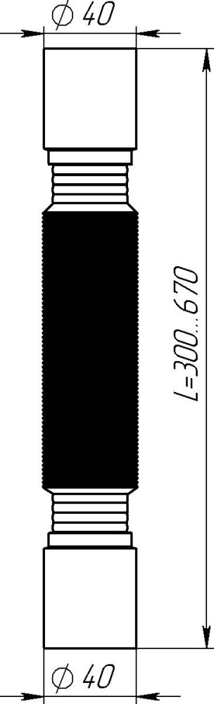 T001 Гибкая труба 40х40 фото-4