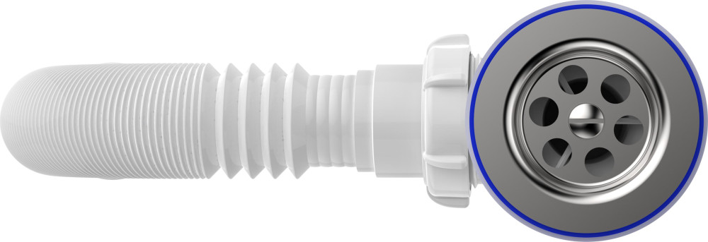 S0515 Сифон для кухни малый 1½х40 с удлинённой горловиной с гибкой трубой 40х40-50 фото-3 S0515 Сифон для кухни малый 1½х40 с удлинённой горловиной с гибкой трубой 40х40-50 фото-3