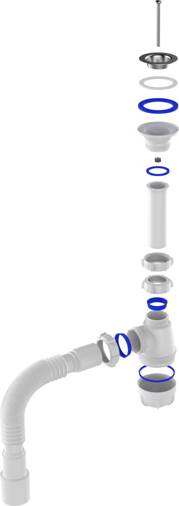 S1015 Сифон для умывальника 1¼х40 с гофротрубой 40х40-50 фото-5 S1015 Сифон для умывальника 1¼х40 с гофротрубой 40х40-50 фото-5