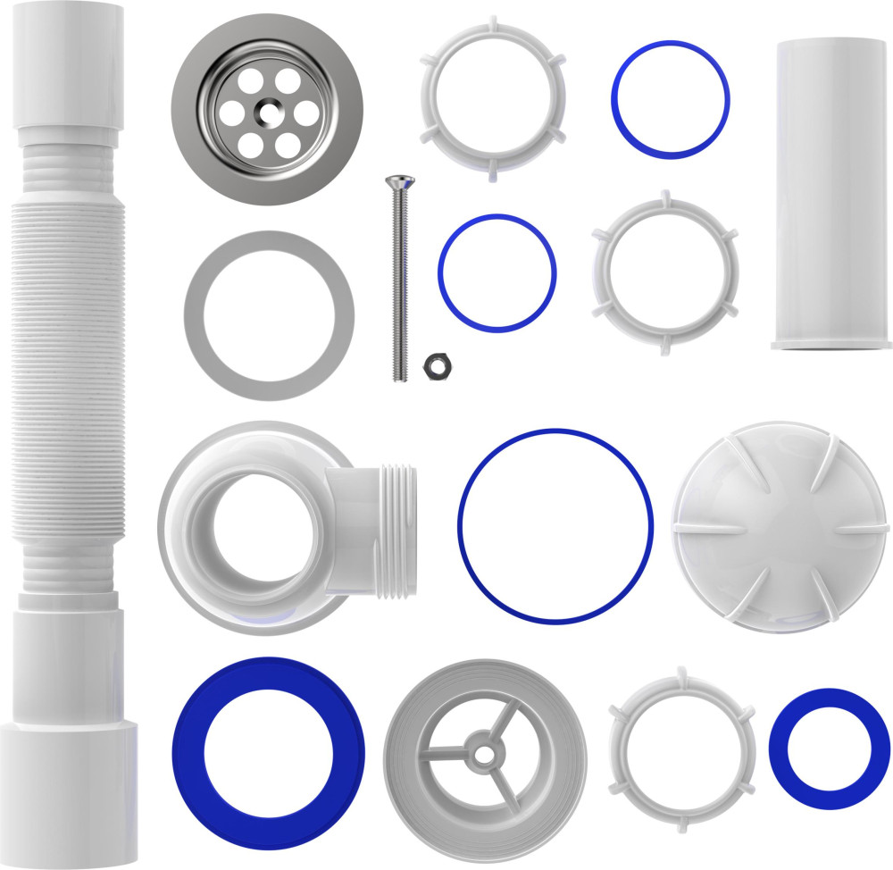 B0115 Сифон для кухни 1½х40 с гибкой трубой 40х40-50 фото-6 B0115 Сифон для кухни 1½х40 с гибкой трубой 40х40-50 фото-6
