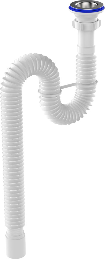 F211 Гофросифон удлиненный 1¼&quot;х40 - фото1