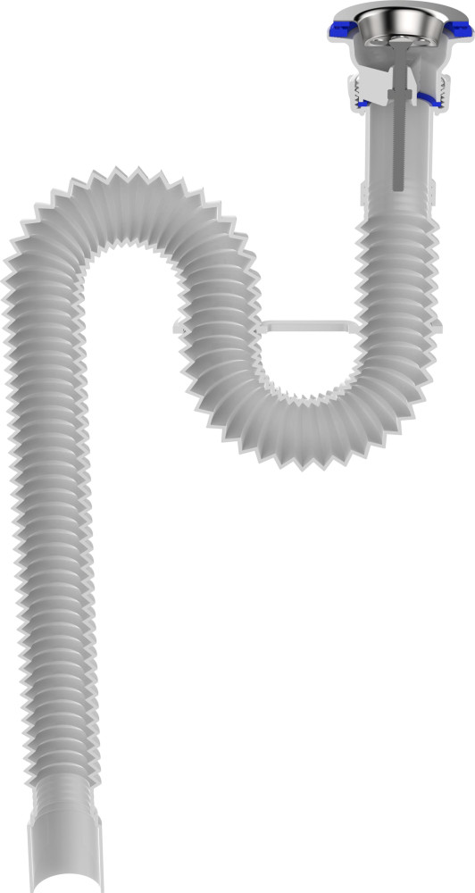 F211 Гофросифон удлиненный 1¼&quot;х40 фото-5