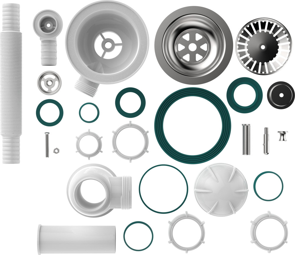 B0142 Сифон для мойки 3½х40 с круглым переливом фото-7 B0142 Сифон для мойки 3½х40 с круглым переливом фото-7