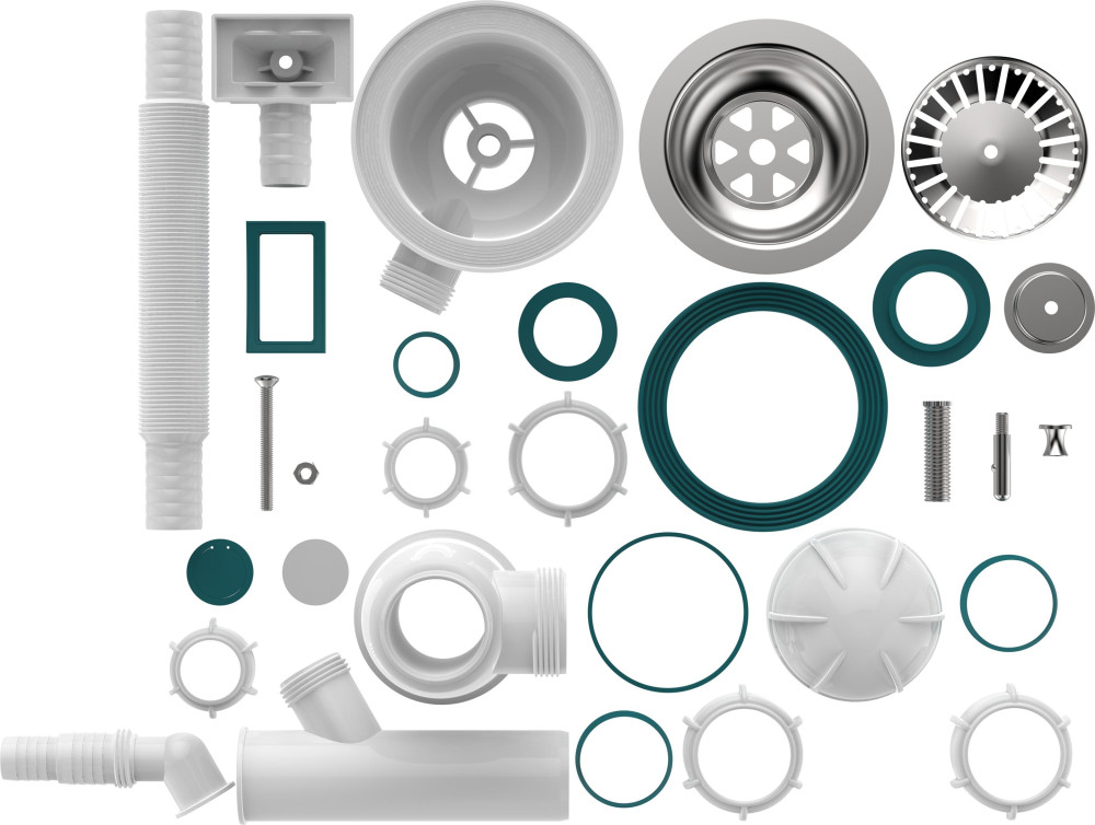 B0148 Сифон для мойки 3½х40 с прямоугольным переливом и гофротрубой 40х40-50 фото-7 B0148 Сифон для мойки 3½х40 с прямоугольным переливом и гофротрубой 40х40-50 фото-7