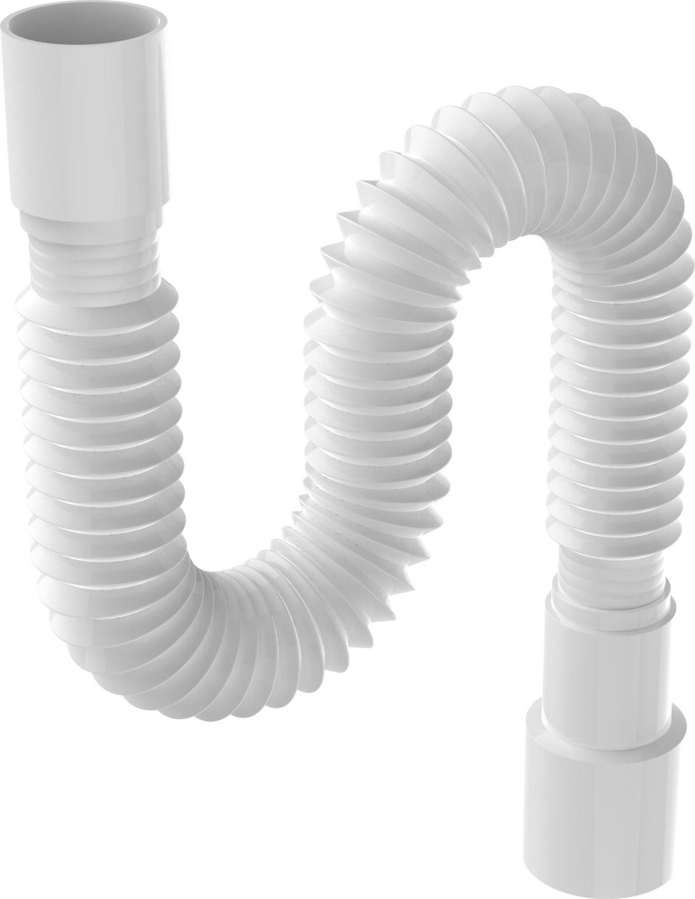 T003 Гибкая труба 40х40-50 (гофротруба) 345-715 мм. - фото2