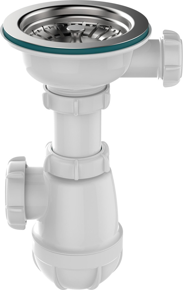 B0144 Сифон для мойки 3½&quot;х40 с гофротрубой 40х40-50 - фото2