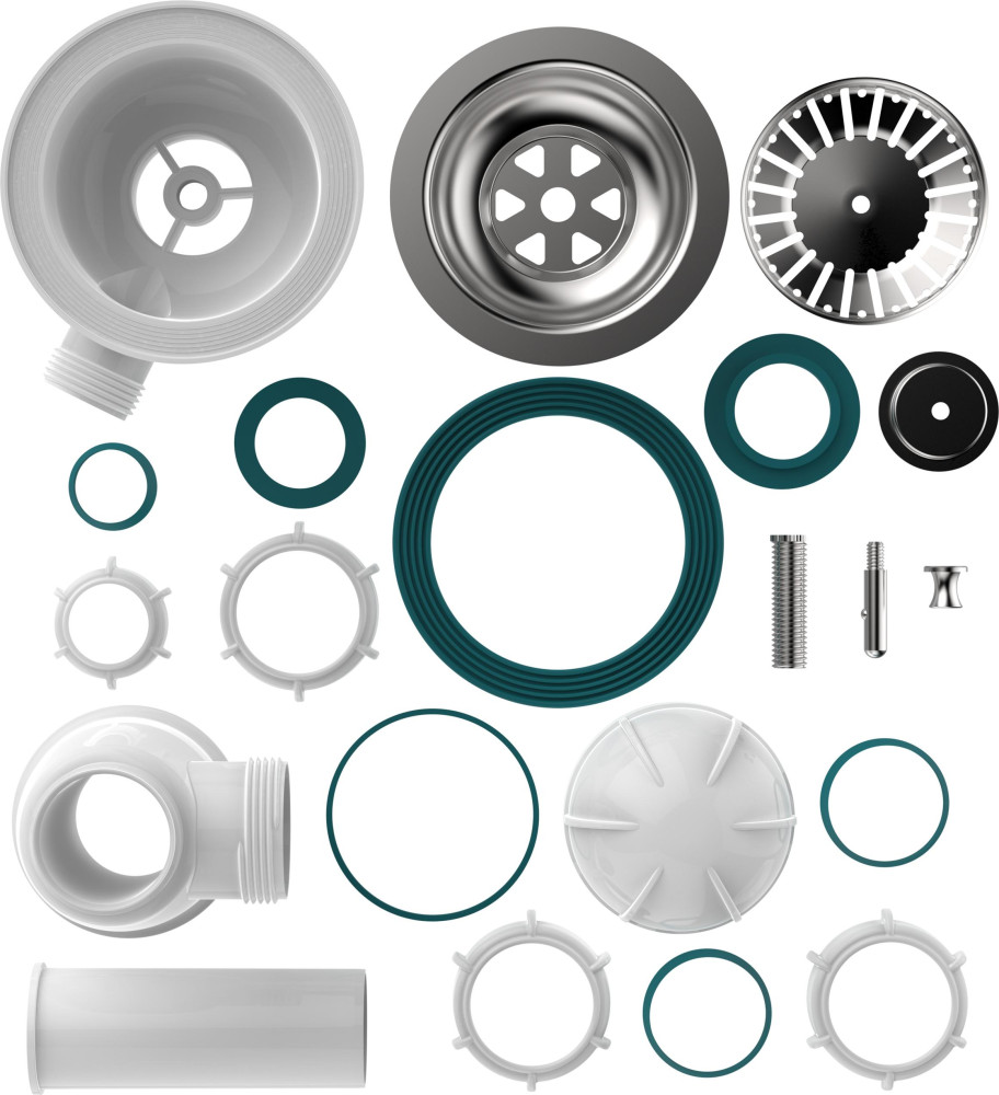 B0144 Сифон для мойки 3½&quot;х40 с гофротрубой 40х40-50 фото-6