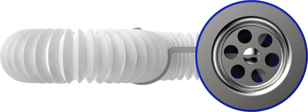 F113 Гофросифон удлиненный 1½х40-50 фото-3