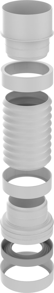 T712 Удлинитель гибкий для унитаза с выпуском 110мм 290-330 мм фото-8 T712 Удлинитель гибкий для унитаза с выпуском 110мм 290-330 мм фото-8