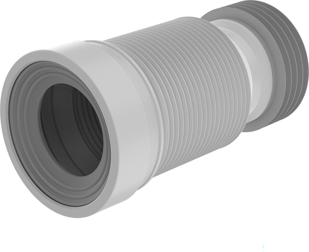 Т828 Удлинитель для унитаза (гофра) с гребенкой 250-500 мм - фото1