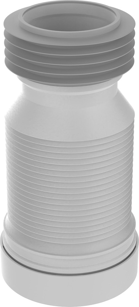 Т828 Удлинитель для унитаза (гофра) с гребенкой 250-500 мм - фото2