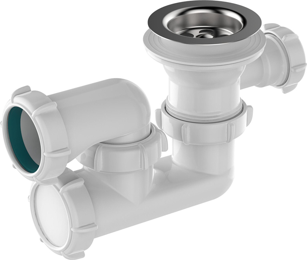 V215 Сифон для душевого поддона 1½&quot;х40 регулируемый - фото1