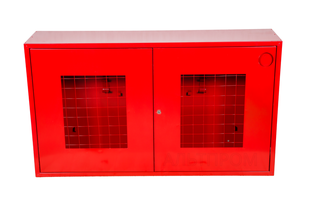 Щит пожарный закрытый металлический ЩПЗ (сетка) - фото1