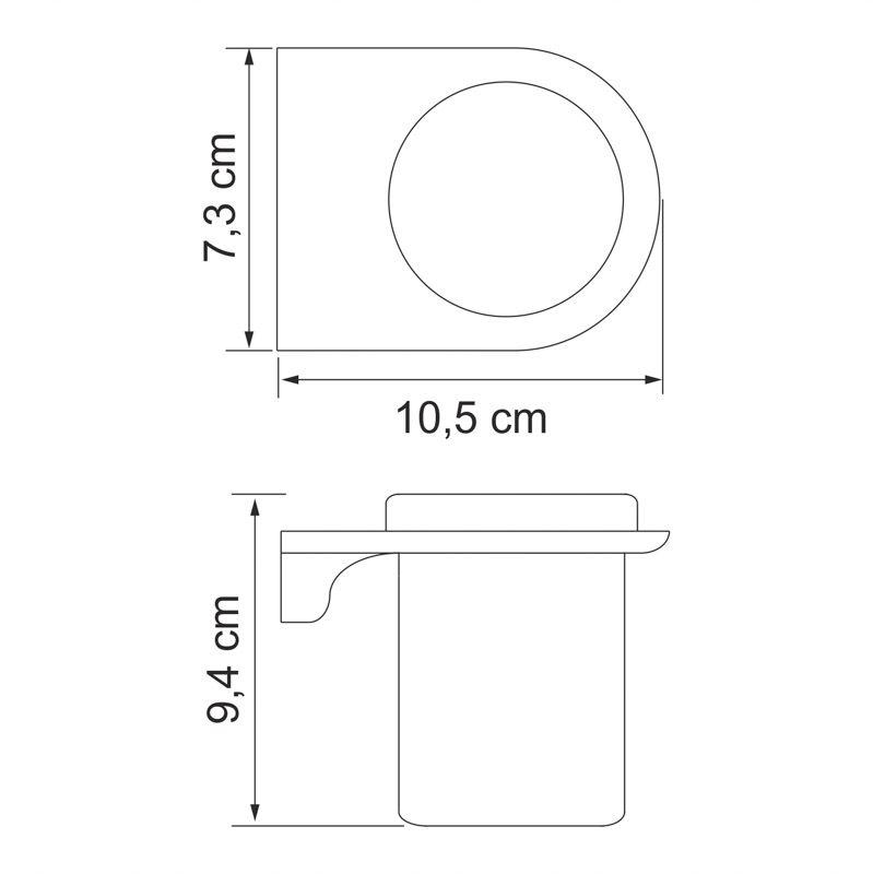 Подстаканник WasserKraft Kammel одинарный фото-3