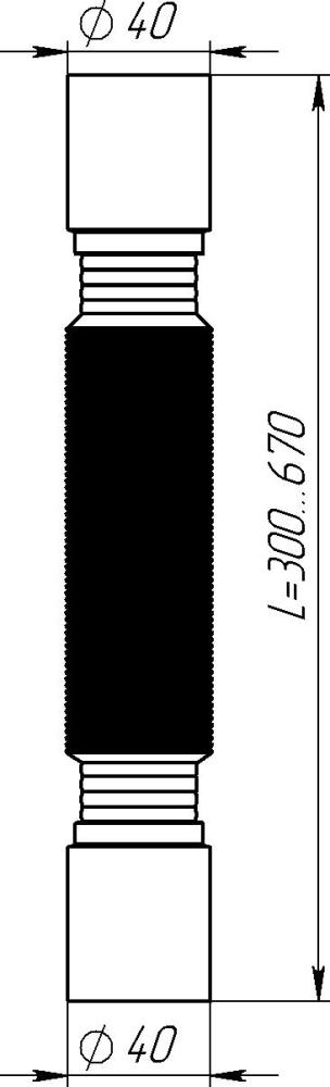 T001 Гибкая труба 40х40 фото-4 T001 Гибкая труба 40х40 фото-4