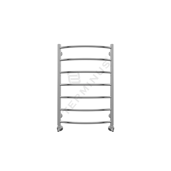 Полотенцесушитель Terminus «Классик» (с наружной резьбой 1 дюйм) П7 500х796, Хром - фото