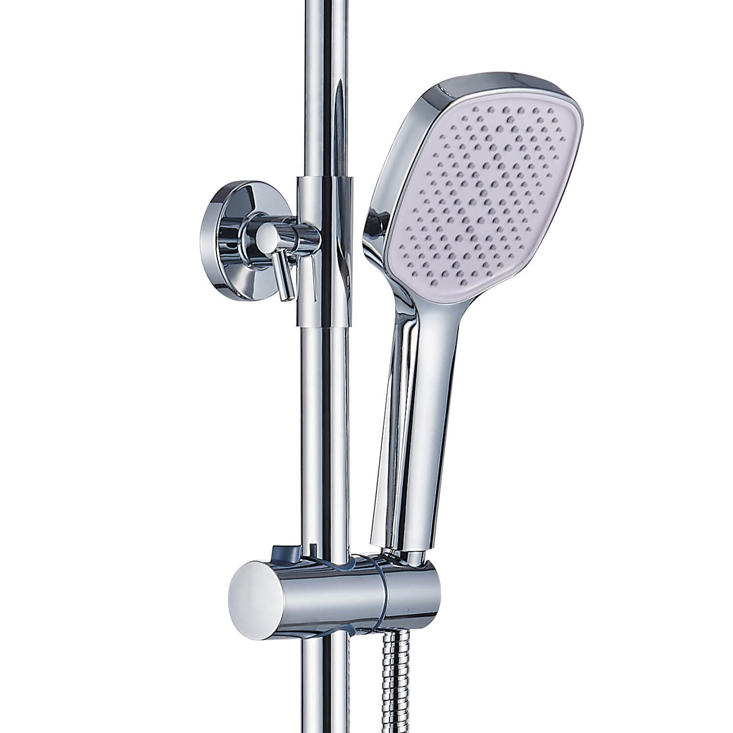 Душевая система Ligeya L1201 с одноручным смесителем, изливом, тропическим и ручным душем фото-5 Душевая система Ligeya L1201 с одноручным смесителем, изливом, тропическим и ручным душем фото-5