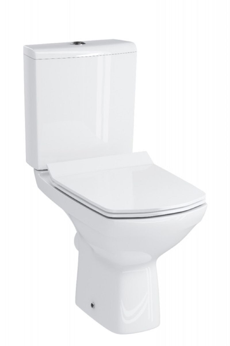 Унитаз-компакт Cersanit Carina New Clean On 011 с сиденьем Slim - фото1