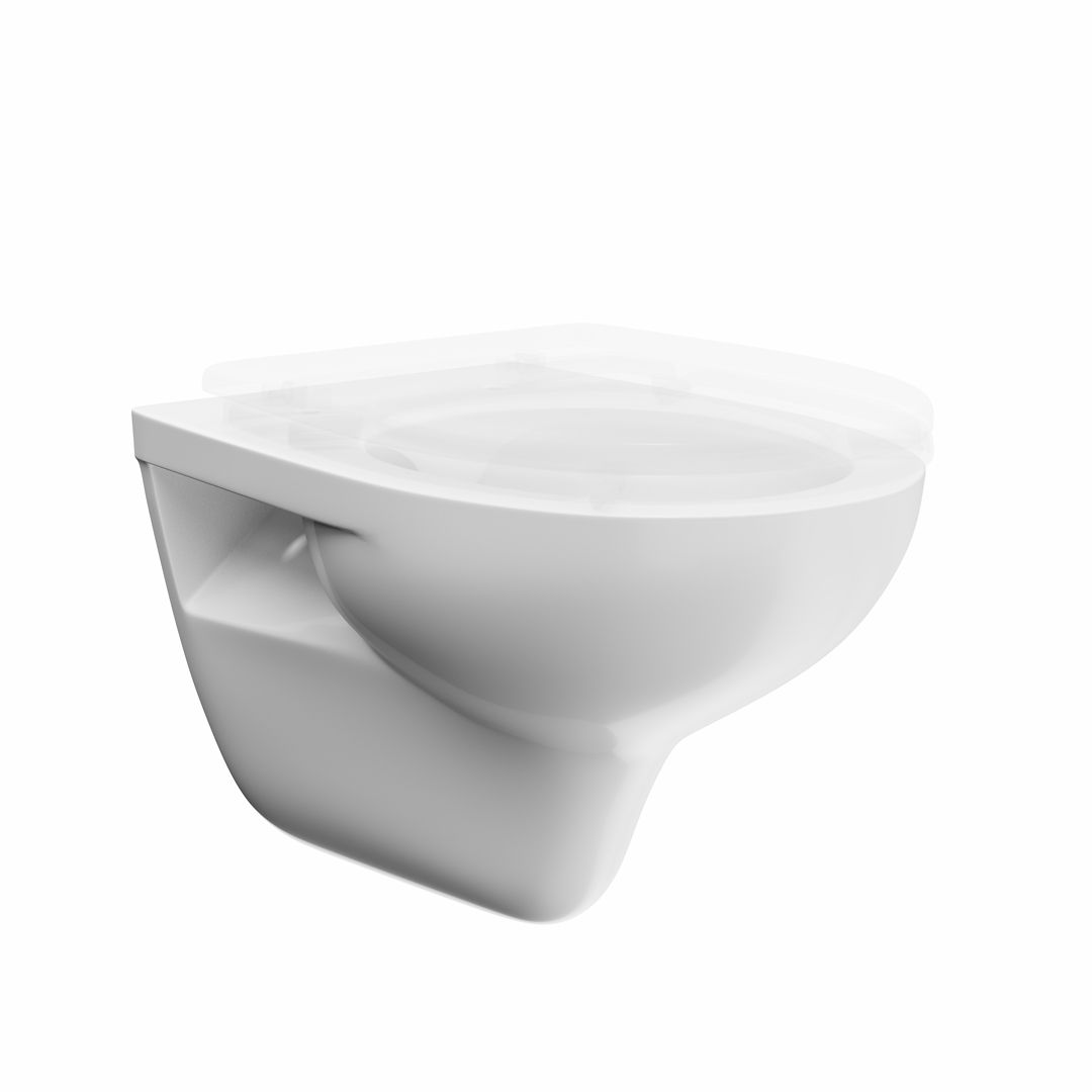 Унитаз подвесной Kerama Marazzi XPRO безободковый (без сиденья) - фото1