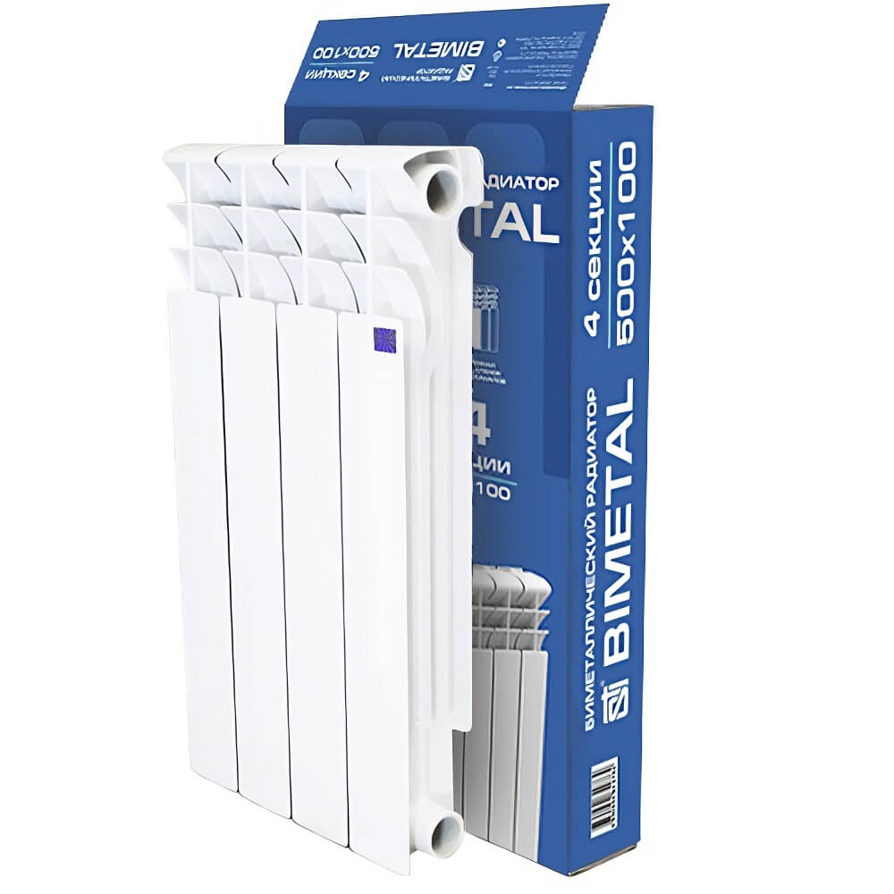 Биметаллический радиатор STI Bimetal 500/100 4 сек. - фото1 Биметаллический радиатор STI Bimetal 500/100 4 сек. - фото1