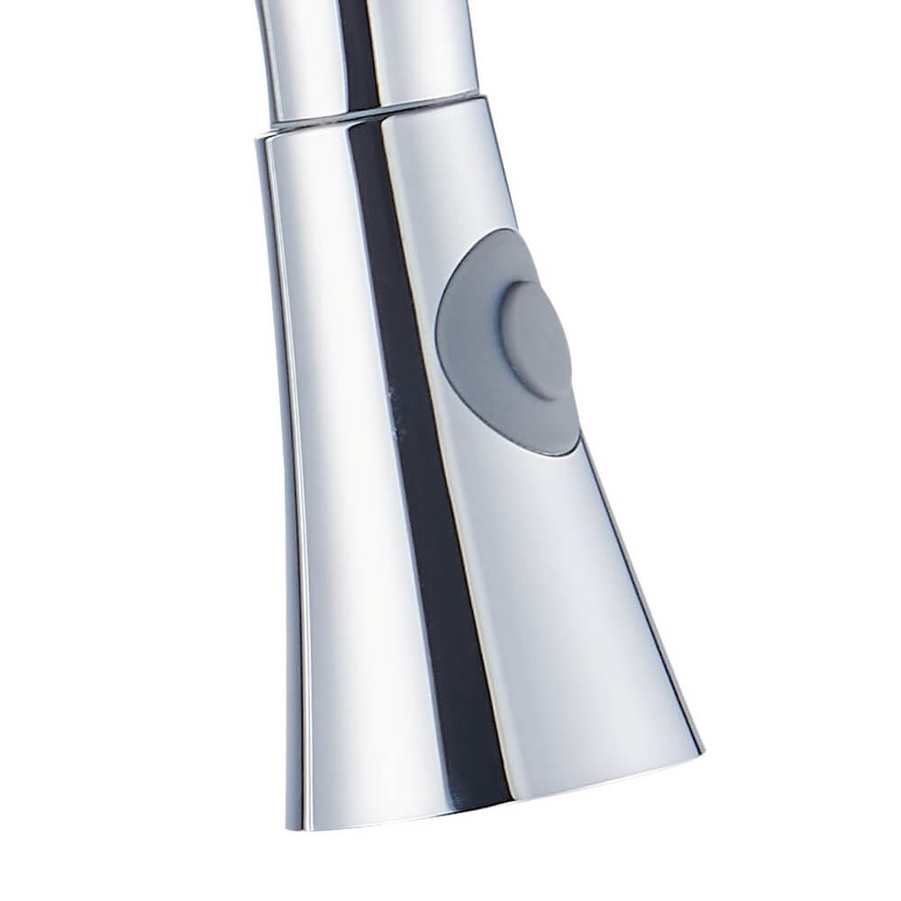 Смеситель для кухни Ligeya L7006 одноручный с выдвижной лейкой фото-3