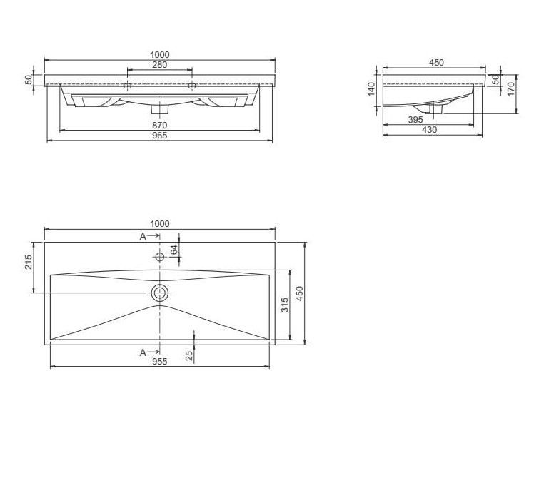 Умывальник CeraStyle Elite 100х45 мебельный/подвесной без крепления, белый - фото2 Умывальник CeraStyle Elite 100х45 мебельный/подвесной без крепления, белый - фото2