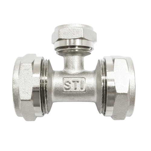 Тройник STI обжим 26х20х26 - фото1