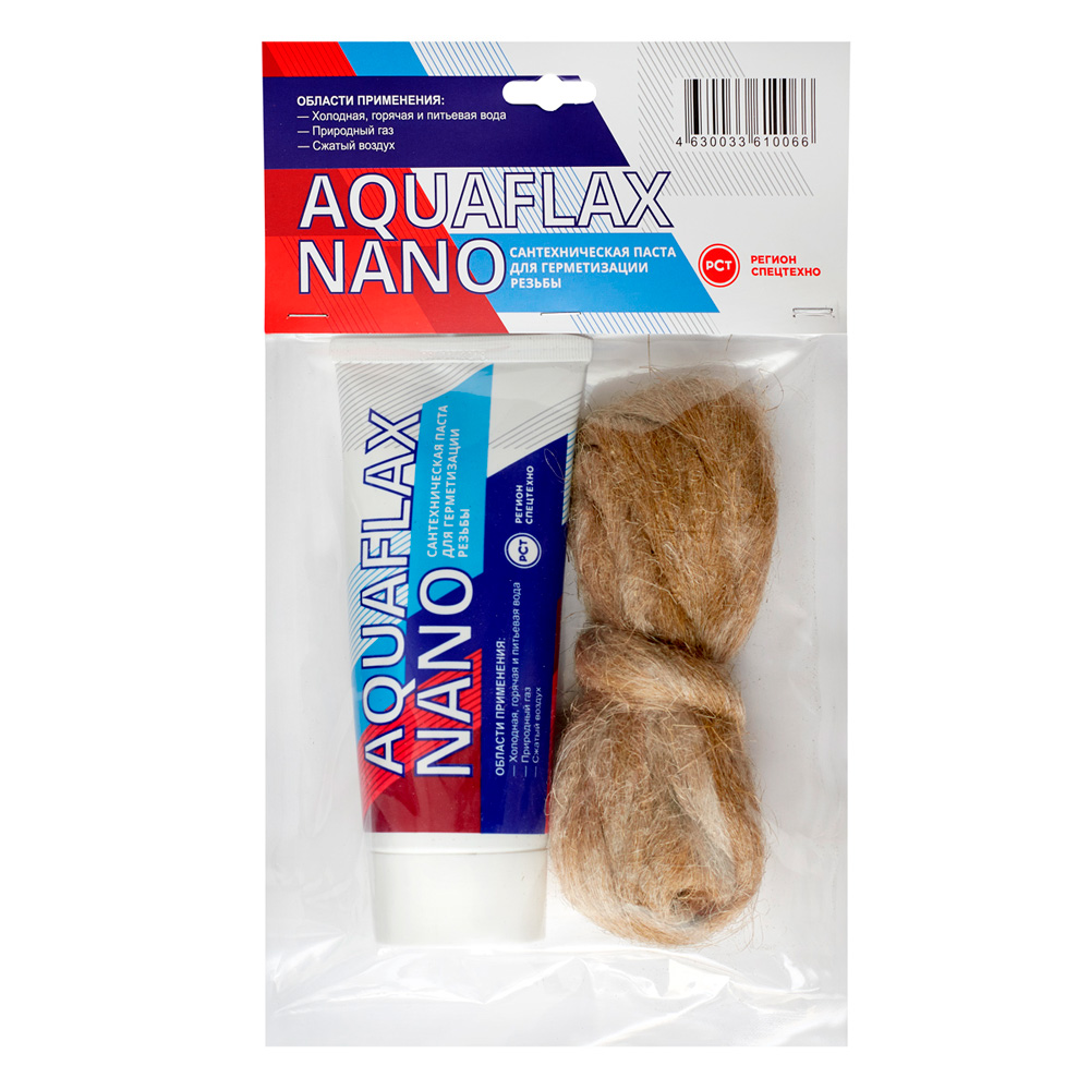 Набор Aquaflax Nano паста 80г. + лён Россия 20г. - фото1