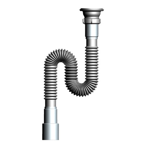 F103 Гофросифон 1½х40-50 - фото1