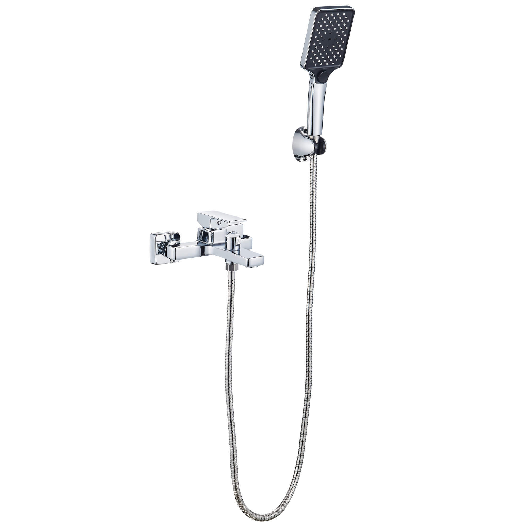 Смеситель для ванны Ligeya L3011 с душем одноручный с коротким изливом фото-4