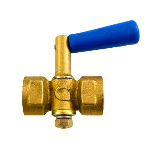 Кран для манометра Ci 11Б18бк 15 с ручкой (G½ - М20х1,5) - фото2