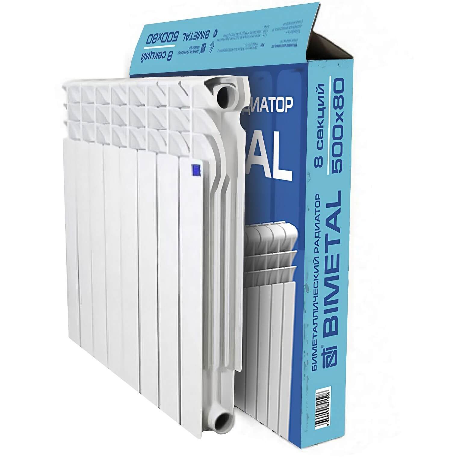 Биметаллический радиатор STI Bimetal 500/80 8 сек. - фото1 Биметаллический радиатор STI Bimetal 500/80 8 сек. - фото1