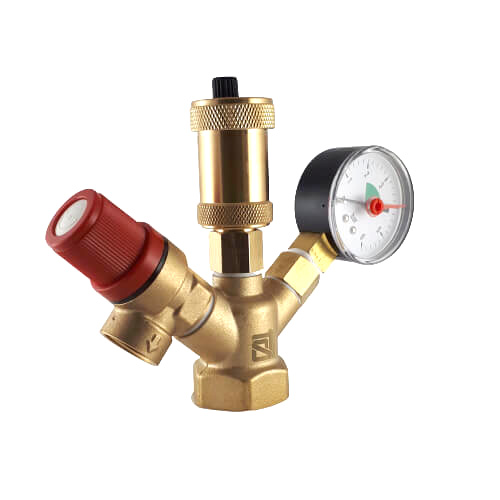 Группа безопасности STI 3 бар (до 50 квт) 1 фото-6