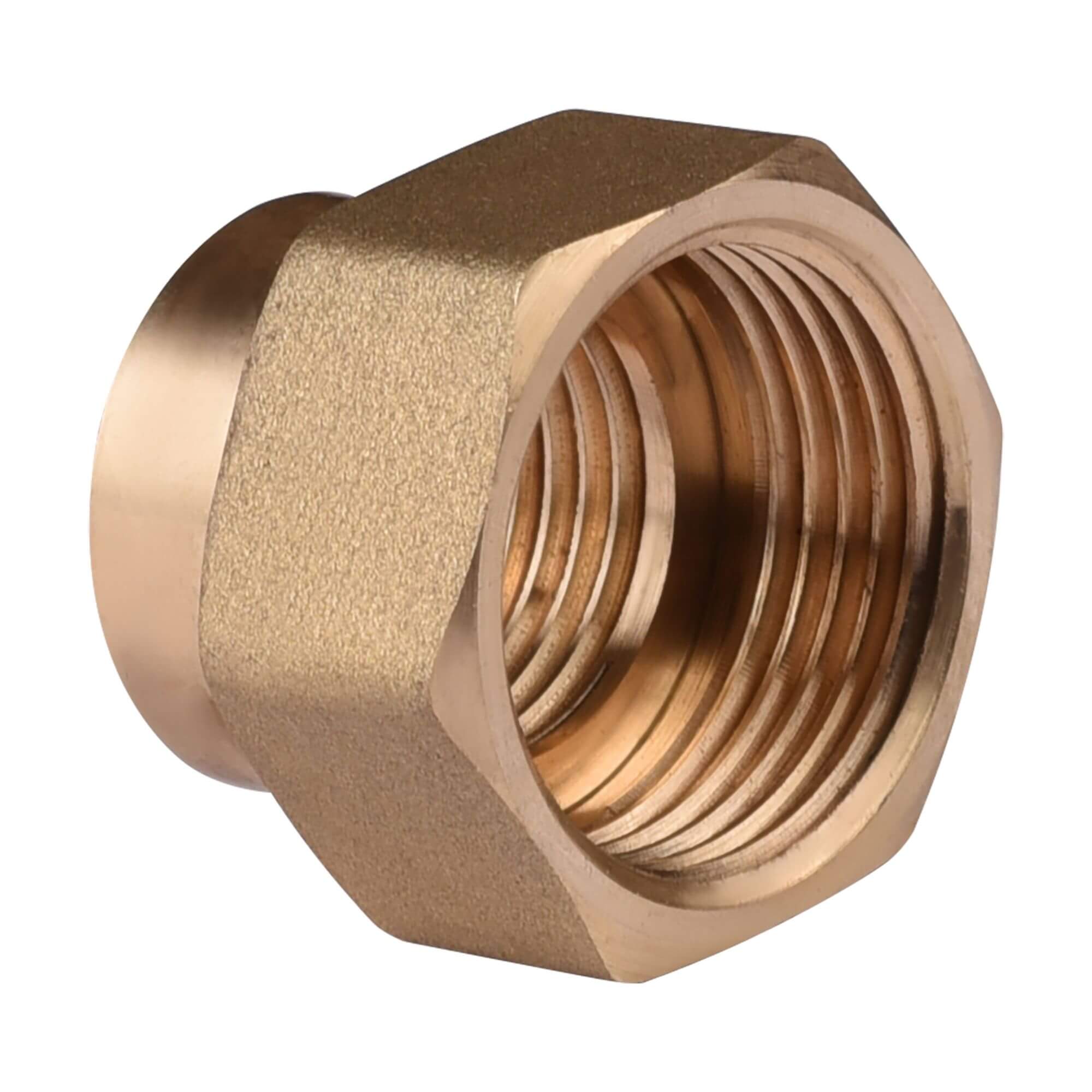 Муфта латунная переходная 25х20 фото-3