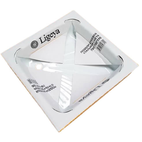 Поддон стальной Ligeya 70х70х15 фото-10 Поддон стальной Ligeya 70х70х15 фото-10