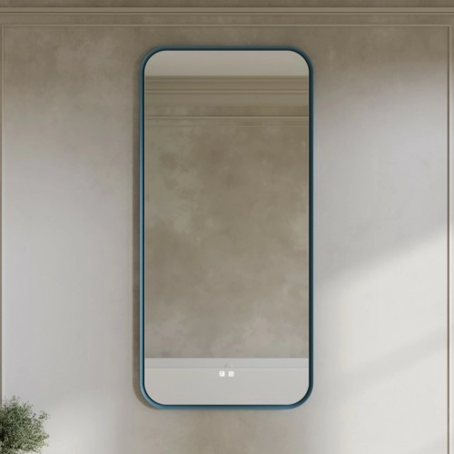   Z_FLX_730x1525 Зеркало Flex в стиле МидСечури 730x1525 Ral 5024 (голубой) - фото1