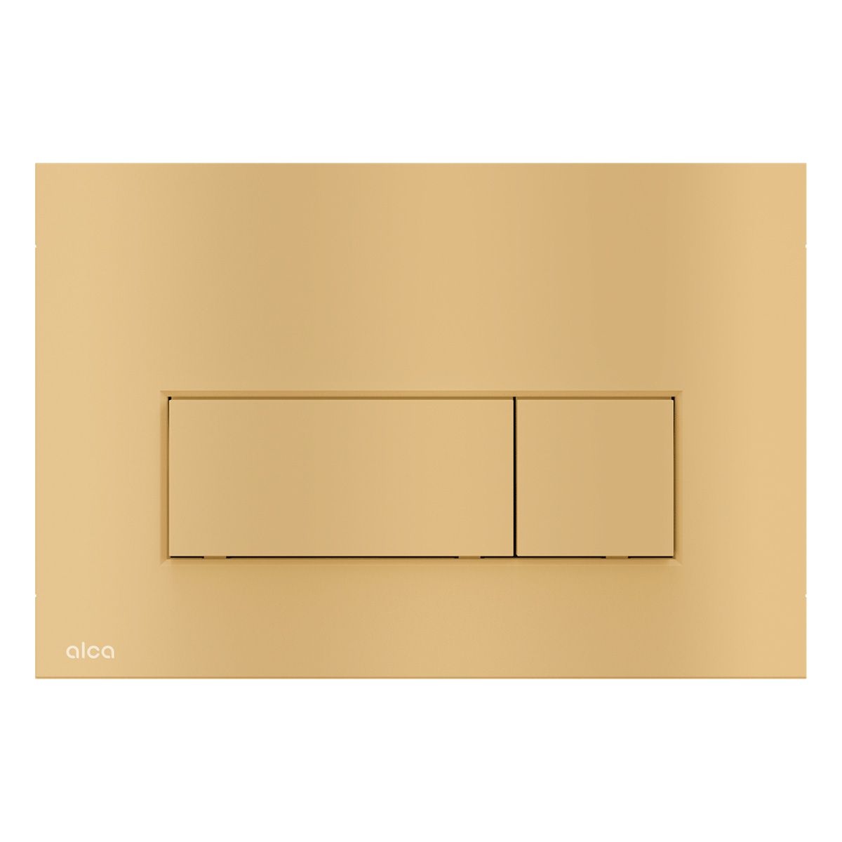 Кнопка смыва Alcaplast для скрытых систем инсталляции GOLD-мат M57-G-M - фото1