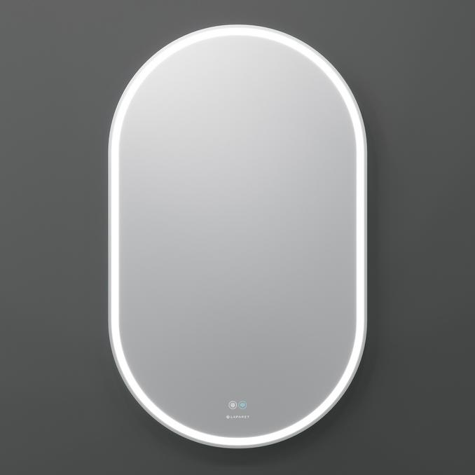Зеркало Laparet Electra 55х90 овальное с LED подсветкой - фото1