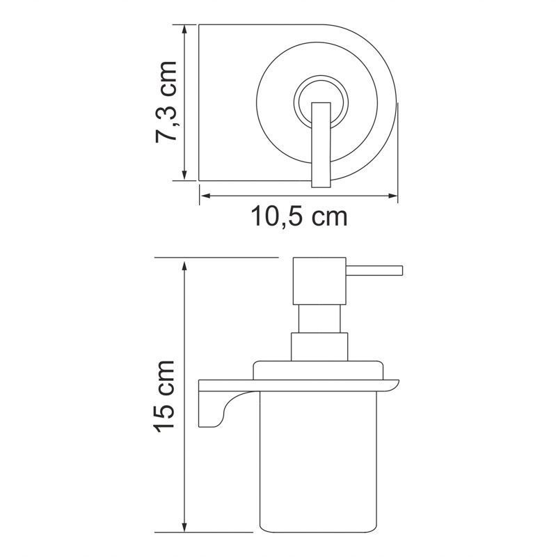 Дозатор WasserKraft Kammel для жидкого мыла - фото2