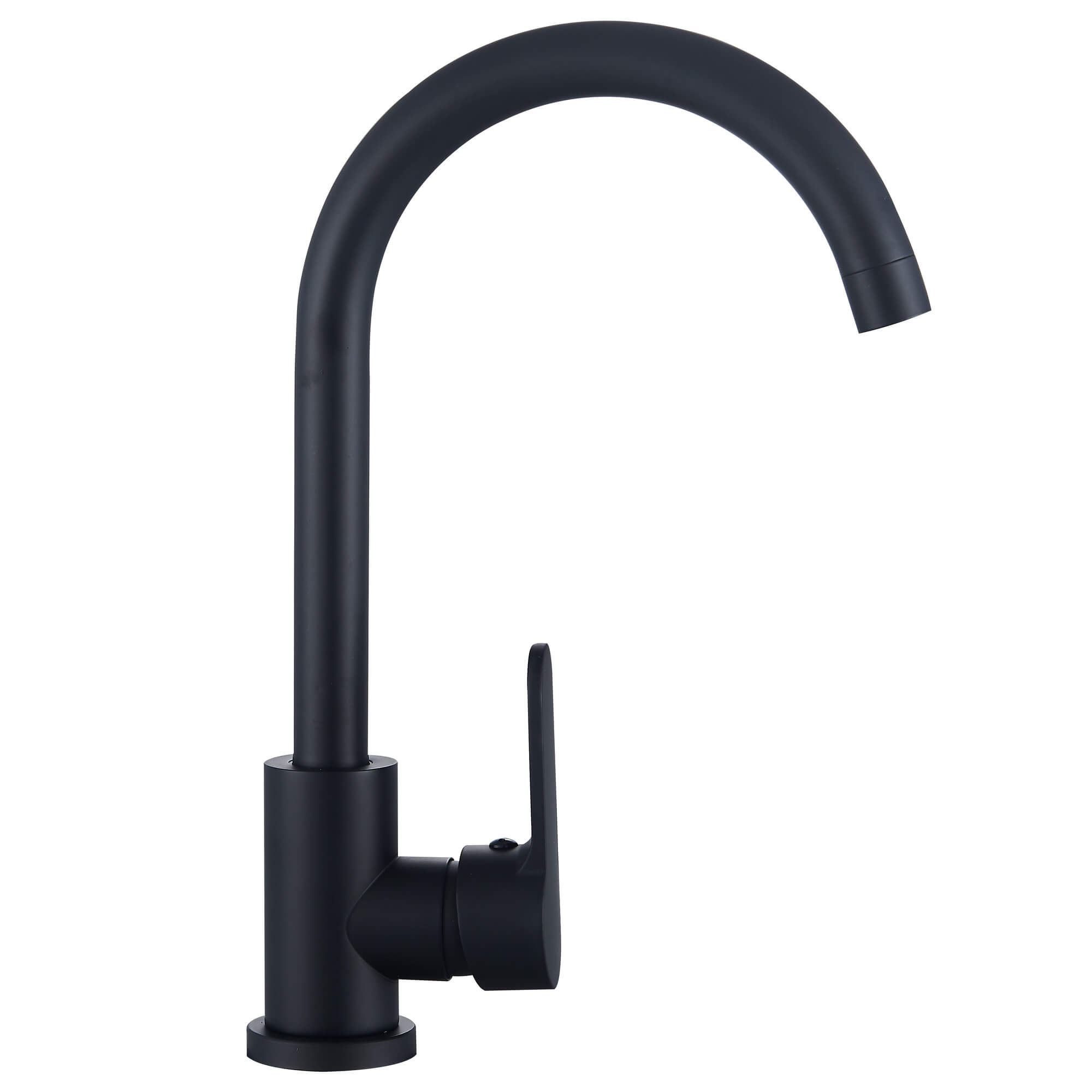 Смеситель для кухни Ligeya L7003B одноручный черный, нерж. - фото1