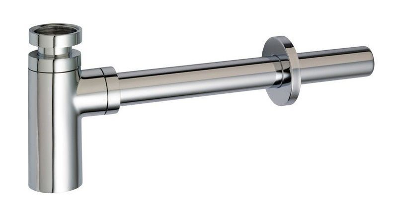 Сифон для умывальника Alcaplast DESIGN цельнометаллический, A400 - фото1