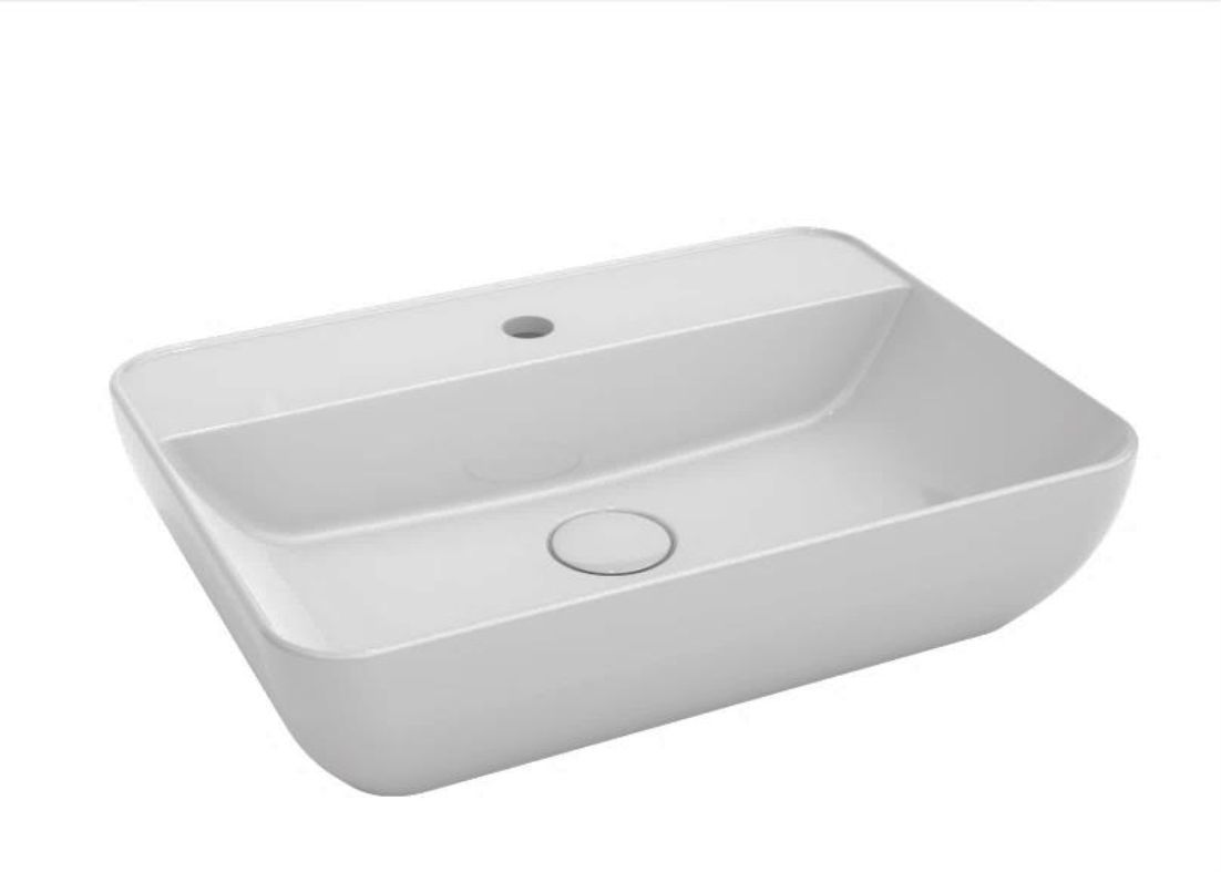 Умывальник Kerama Marazzi Plaza 55x40 накладной с отверстием под смеситель - фото1
