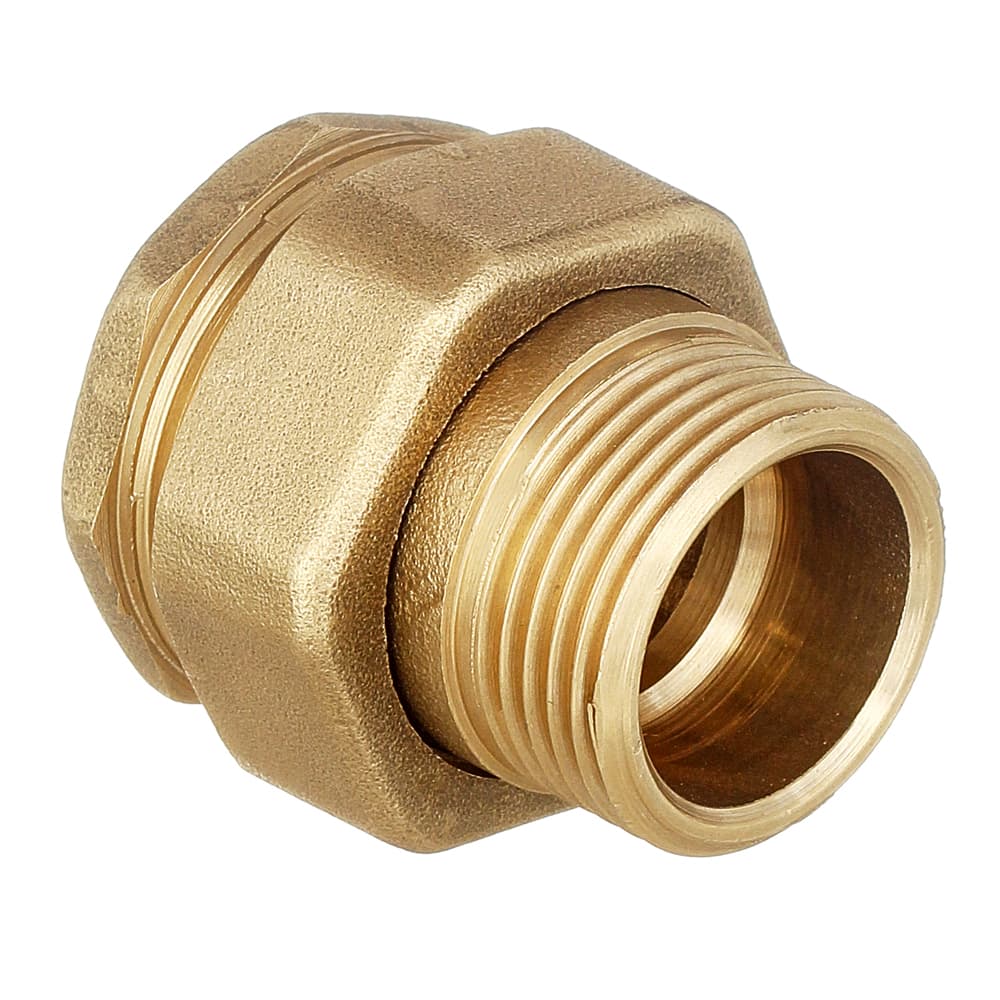 Соединитель латунный прямой 15 В-Н - фото1