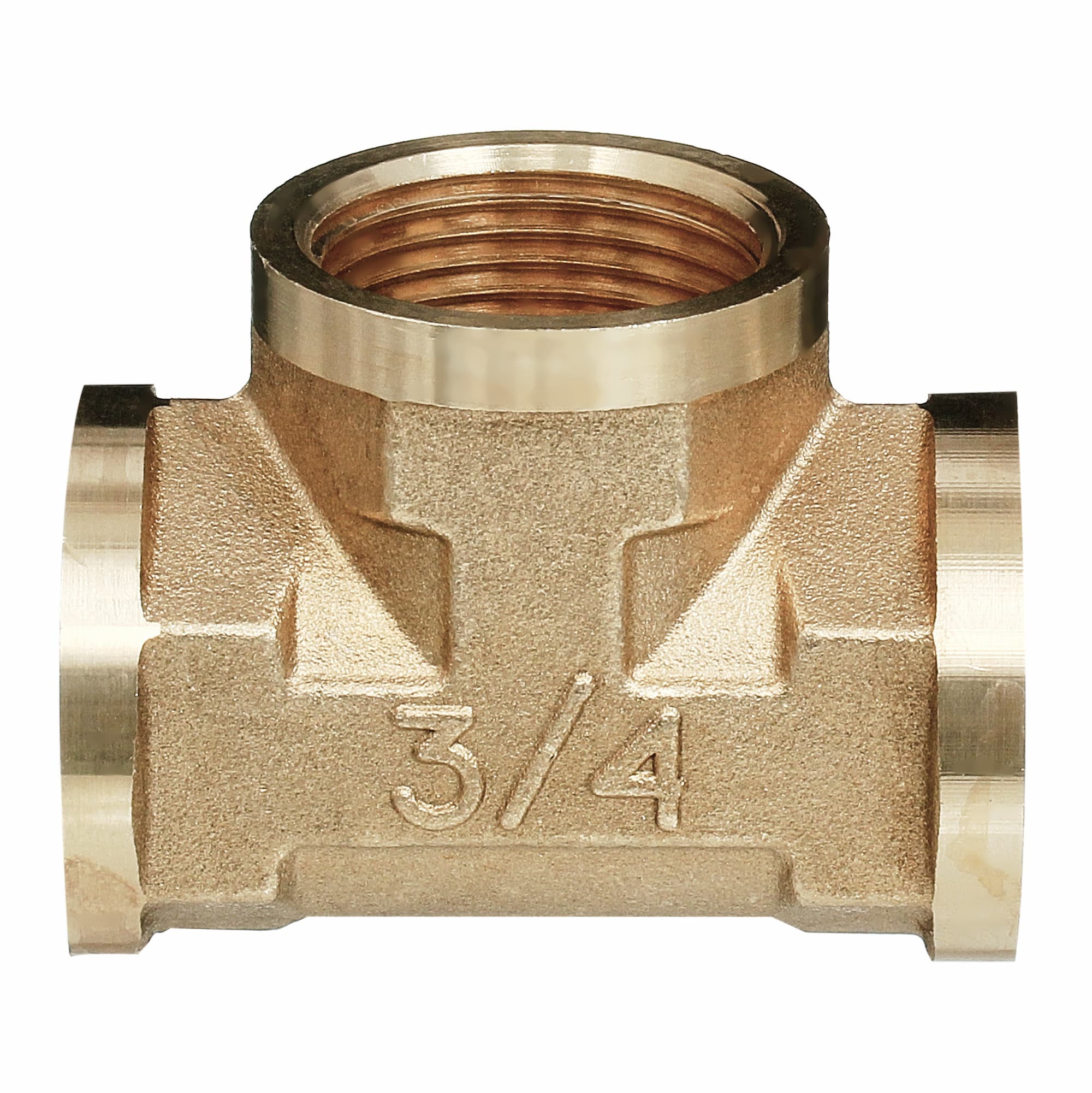 Тройник латунный 20 В-В-В - фото2