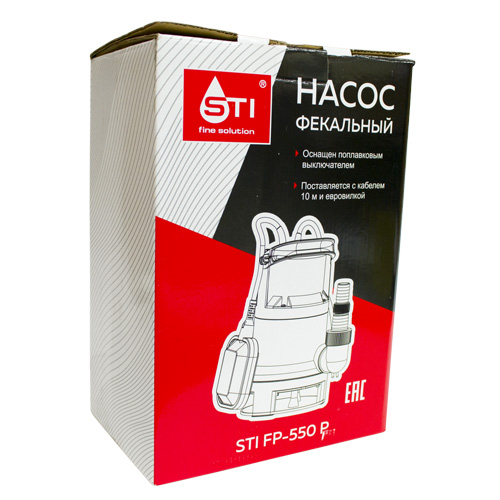 Насос фекальный STI FP-550 P фото-8