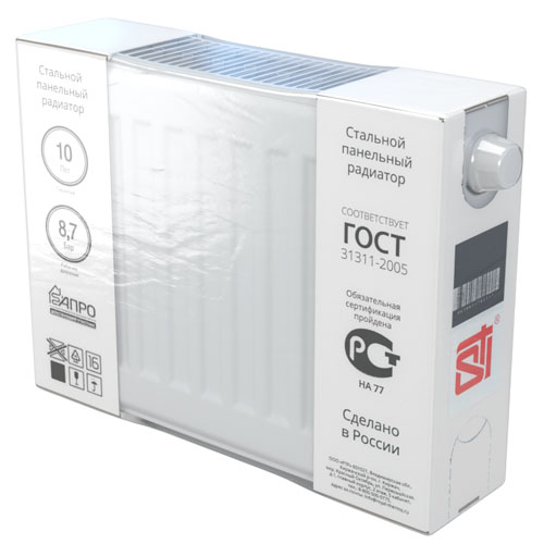 Стальной панельный радиатор STI Ventil Compact 22-300-700 фото-3
