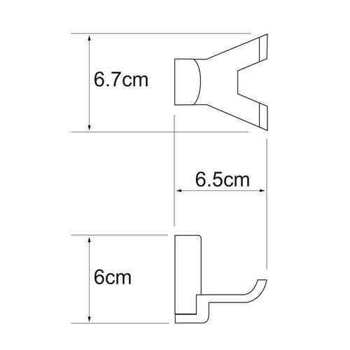 Крючок двойной WasserKraft Leine K-5023D - фото