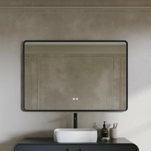   Z_EMB_1240x840 Зеркало Ember в стиле МидСечури 1240x840 Ral 7016 (антрацит) - фото1
